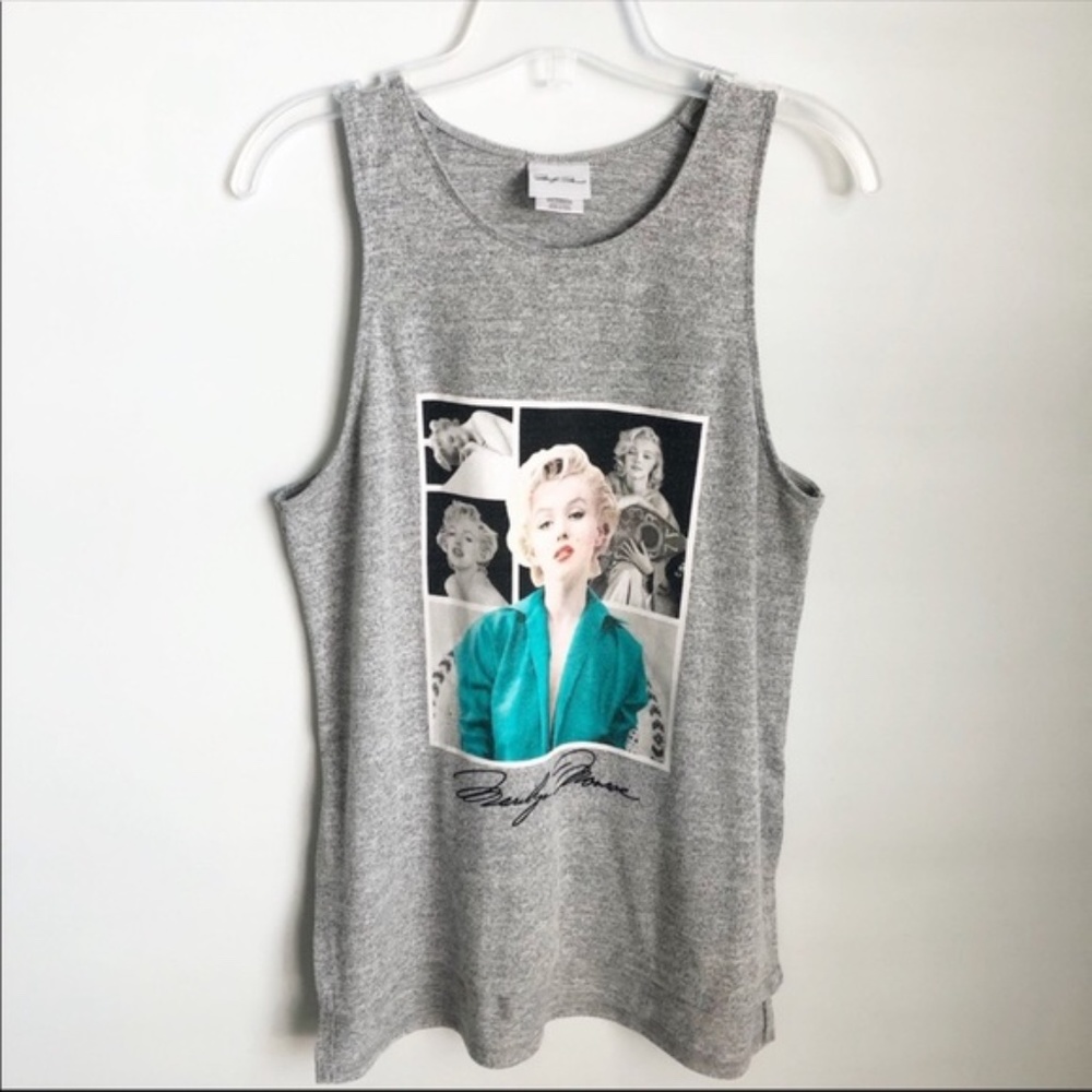 Marilyn Monroe | Graphic Racerback Tank Gr…